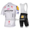 Conjunto Maillot + Culotte Corto con tirantes 2017 Quick-Step Floors Mujer N005